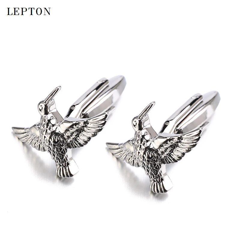 Бренд Lepton высококачественные медные запонки с животным дизайном 3 пары запонок в