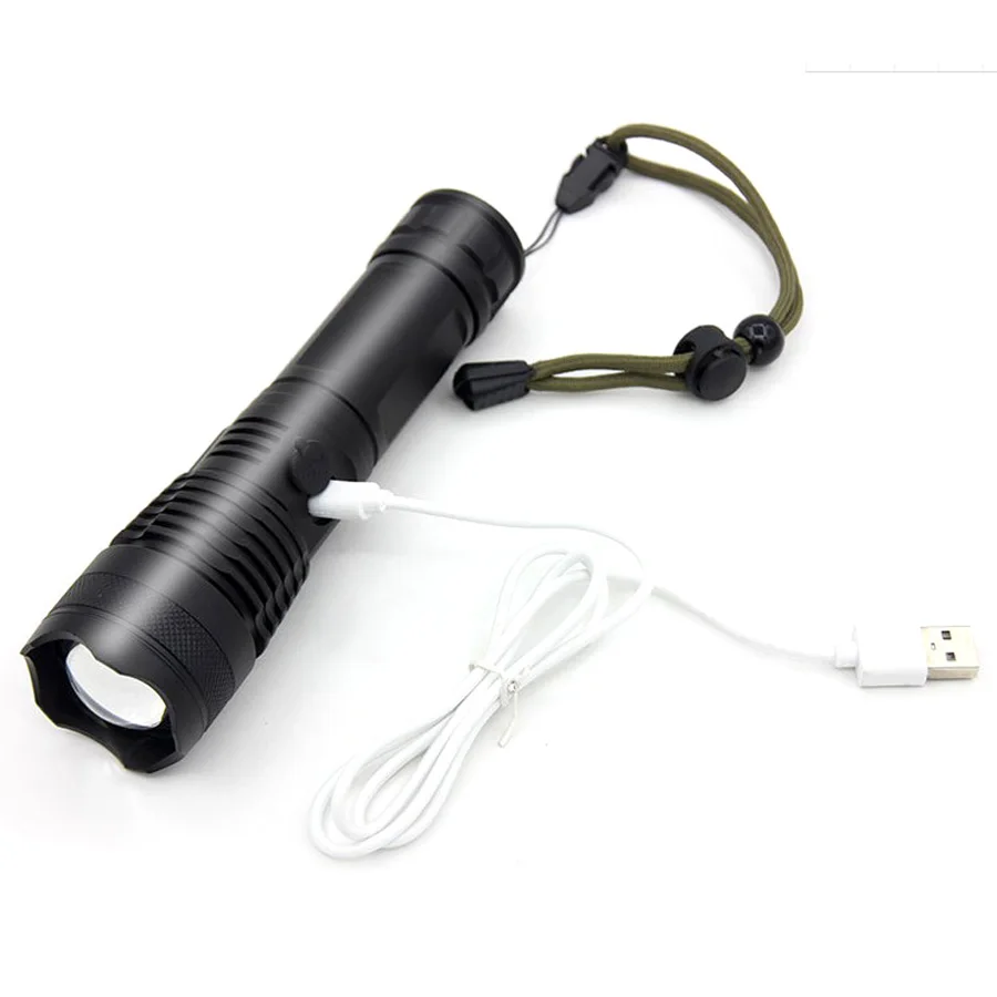 Наружный светодиодный фонарик 18650 Cree XHP50 5 режимов 3000lm фонарь USB зарядка 26650 с