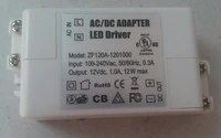 12w best led driver power supply mr16 gu5 3 electronic transformer dc 12v 1a 10pcslot