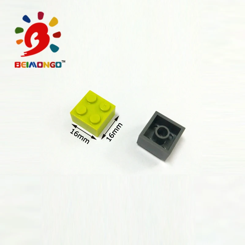 Бесплатная доставка! Строительные блоки BEIMONGO 2x2 150 шт. пикселей обучающие и