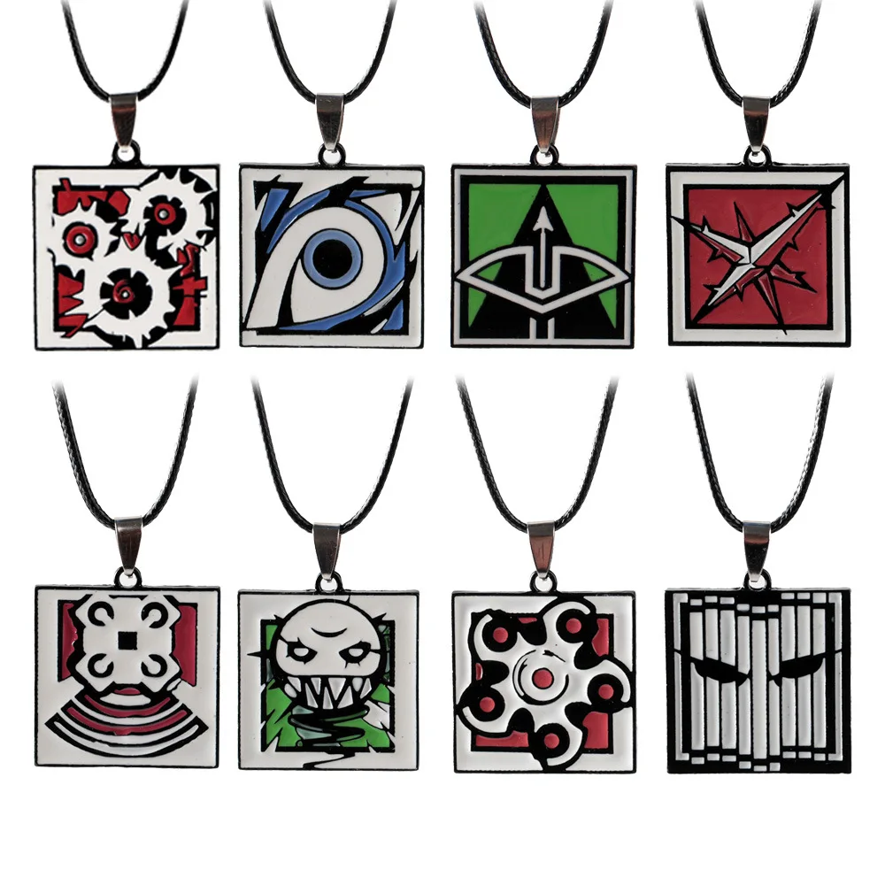 Game Rainbow Six Siege Necklaces for Women Tom Clancy's Tachanka Leather Necklace Male Men Jewelry Neckless Femme Dropshipping |