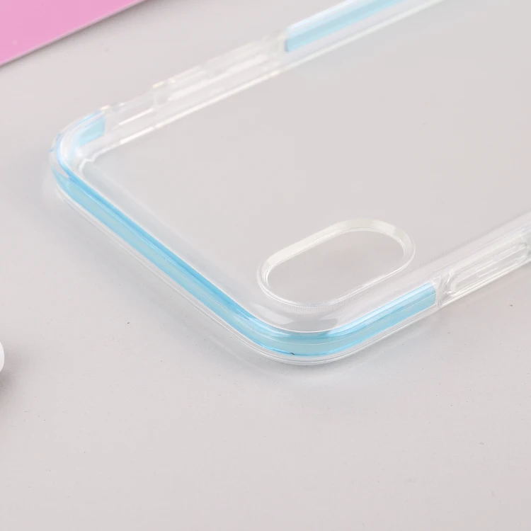 Красочный Роскошный прозрачный чехол для iPhone X ТПУ жесткий силиконовый