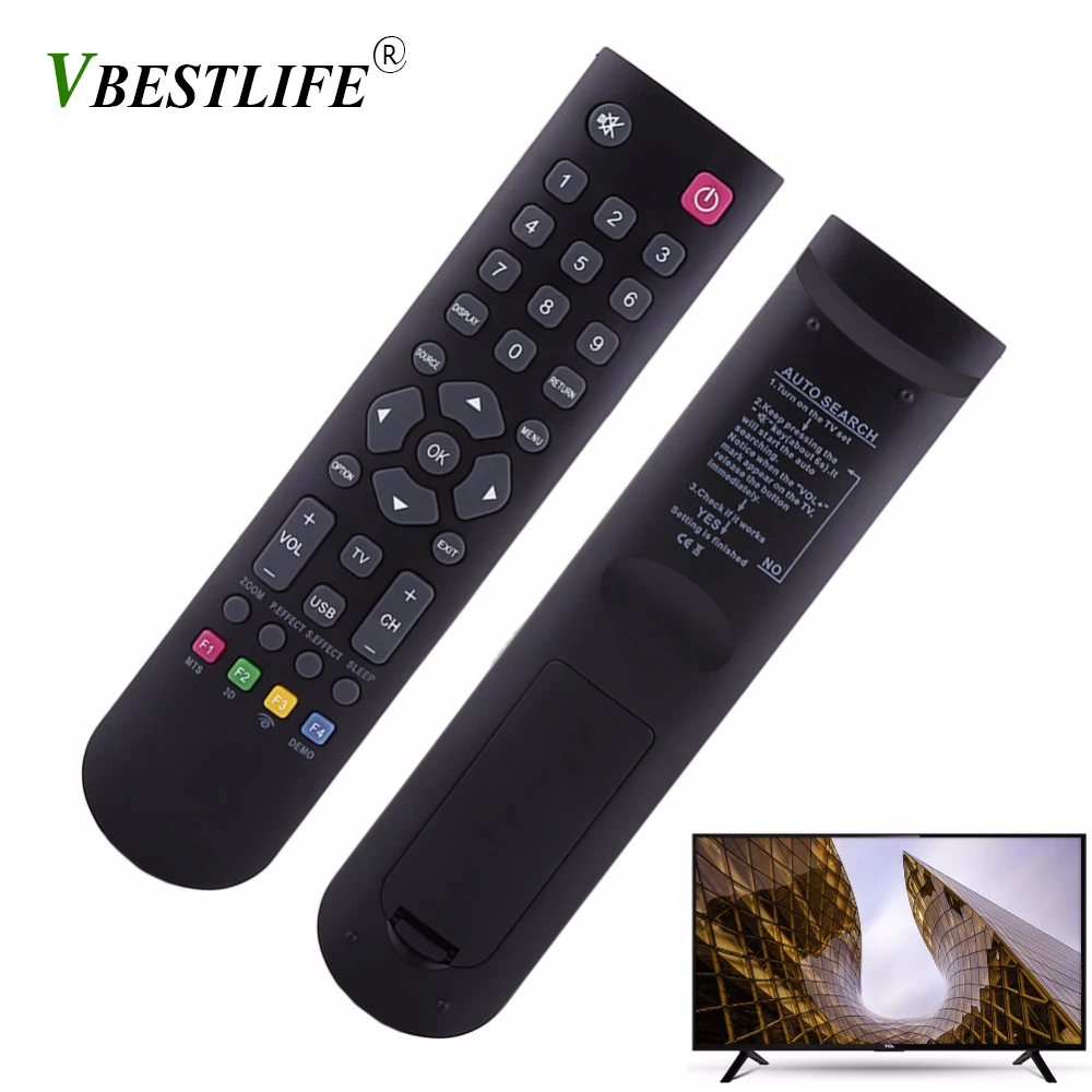 VBESTLIFE универсальный пульт дистанционного Управление Замена для TCL RC3000E01, RC3000E02, 08-RC3000E-RM201AA, TLC-925 RC200 Thomson ERISSON
