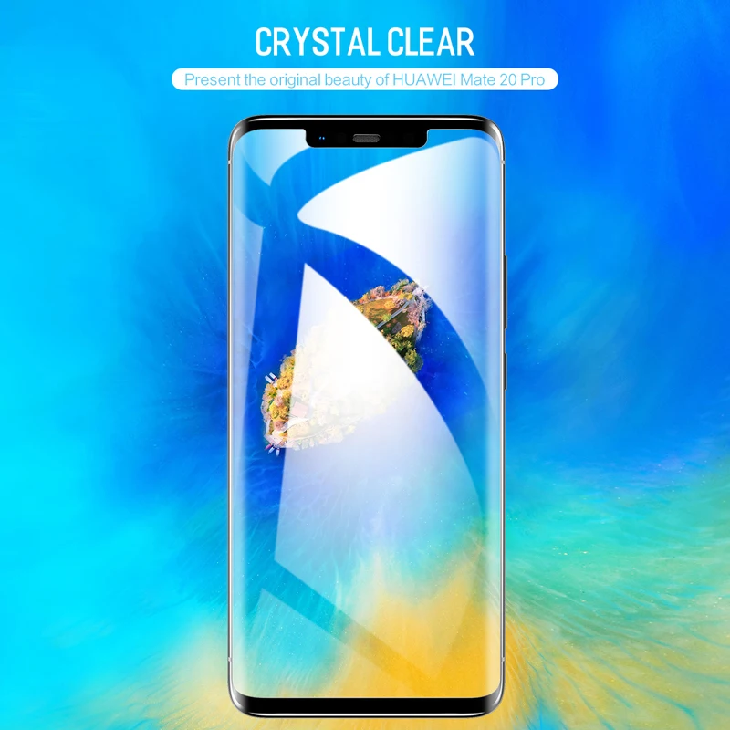 ROCK 0 18 мм тонкая пленка с полным покрытием для Huawei Mate 20 Pro 3D изогнутая мягкая