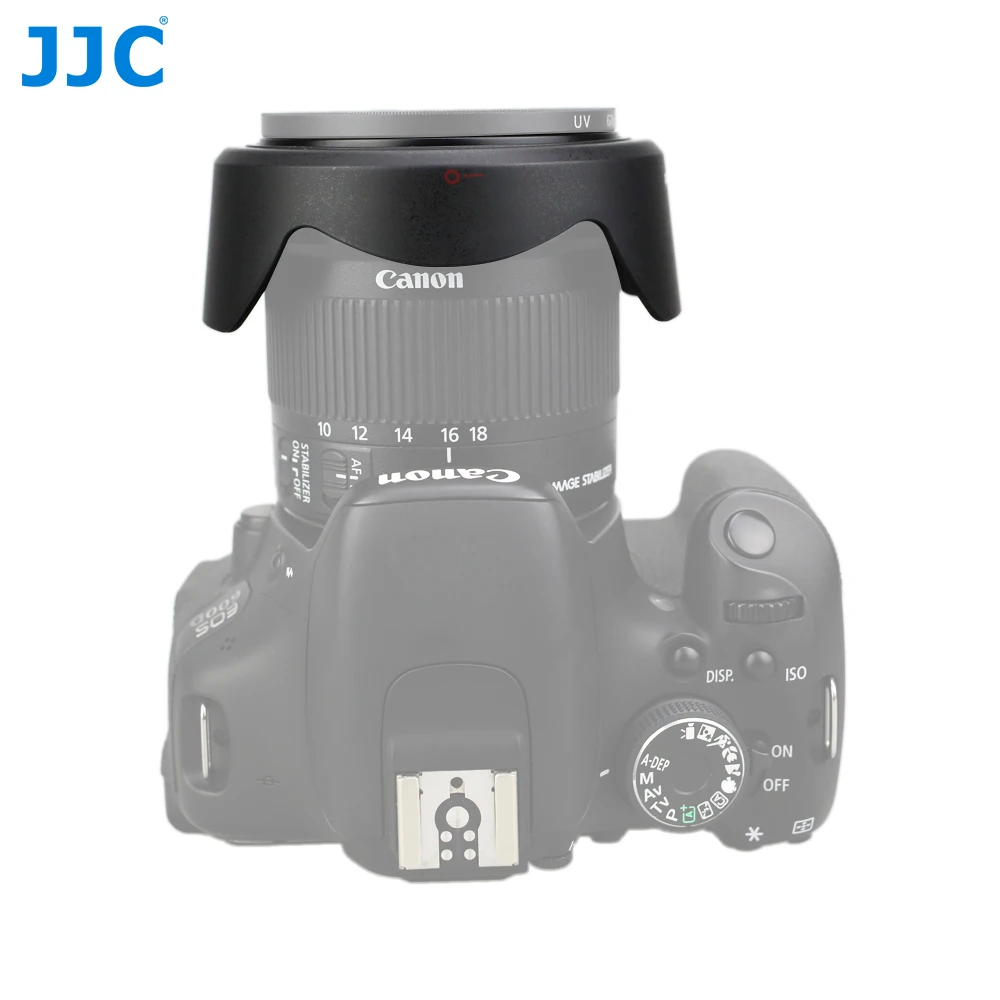 Бленда JJC для объектива Canon двусторонняя Цветочная насадка на объектив CANON 10-18 мм
