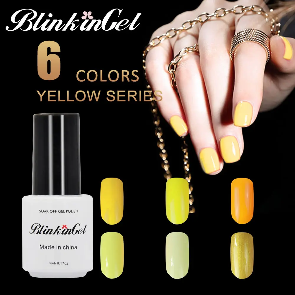 BlinkinGel 1 шт. полуперманентный Гель лак Vernis счастливый для ногтей распродажа УФ