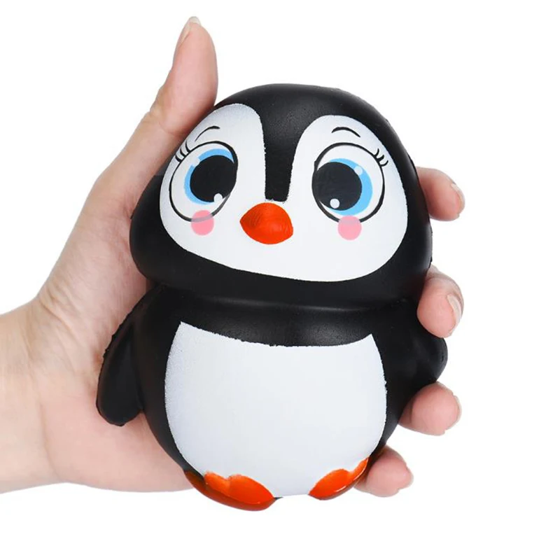 Jumbo Kawaii с рисунком пингвина для девочек мягкие ремни крем Ароматические медленно