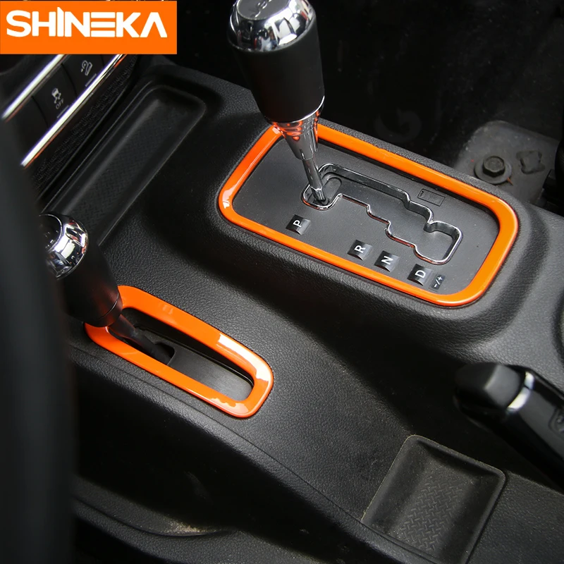SHINEKA ABS автомобильная коробка переключения передач Панель отделка крышка Рамка