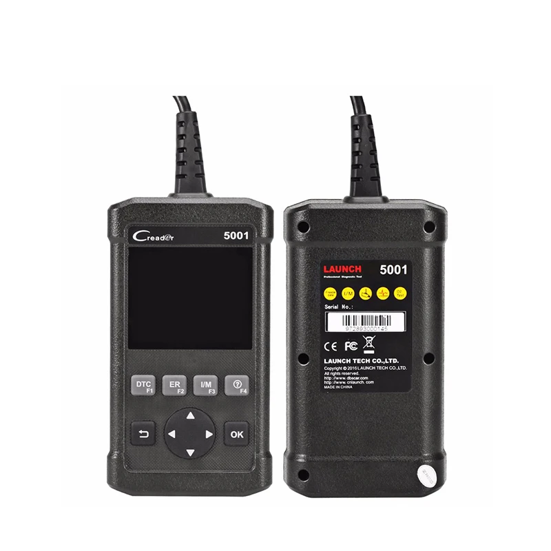 Диагностический инструмент launch CReader 5001 CR5001 считыватель кодов полный OBDII/EOBD функция s автоматический сканер та же функция, что и autel AL519