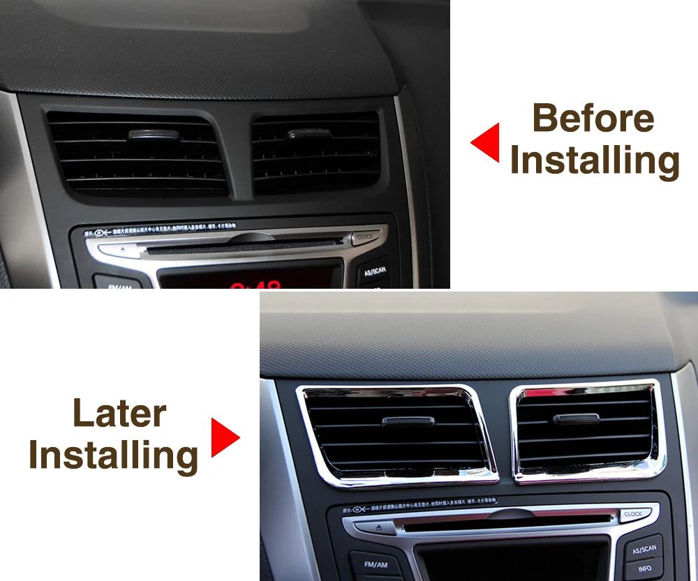 Лидер продаж! ABS хромированная отделка автомобильные аксессуары внутренняя