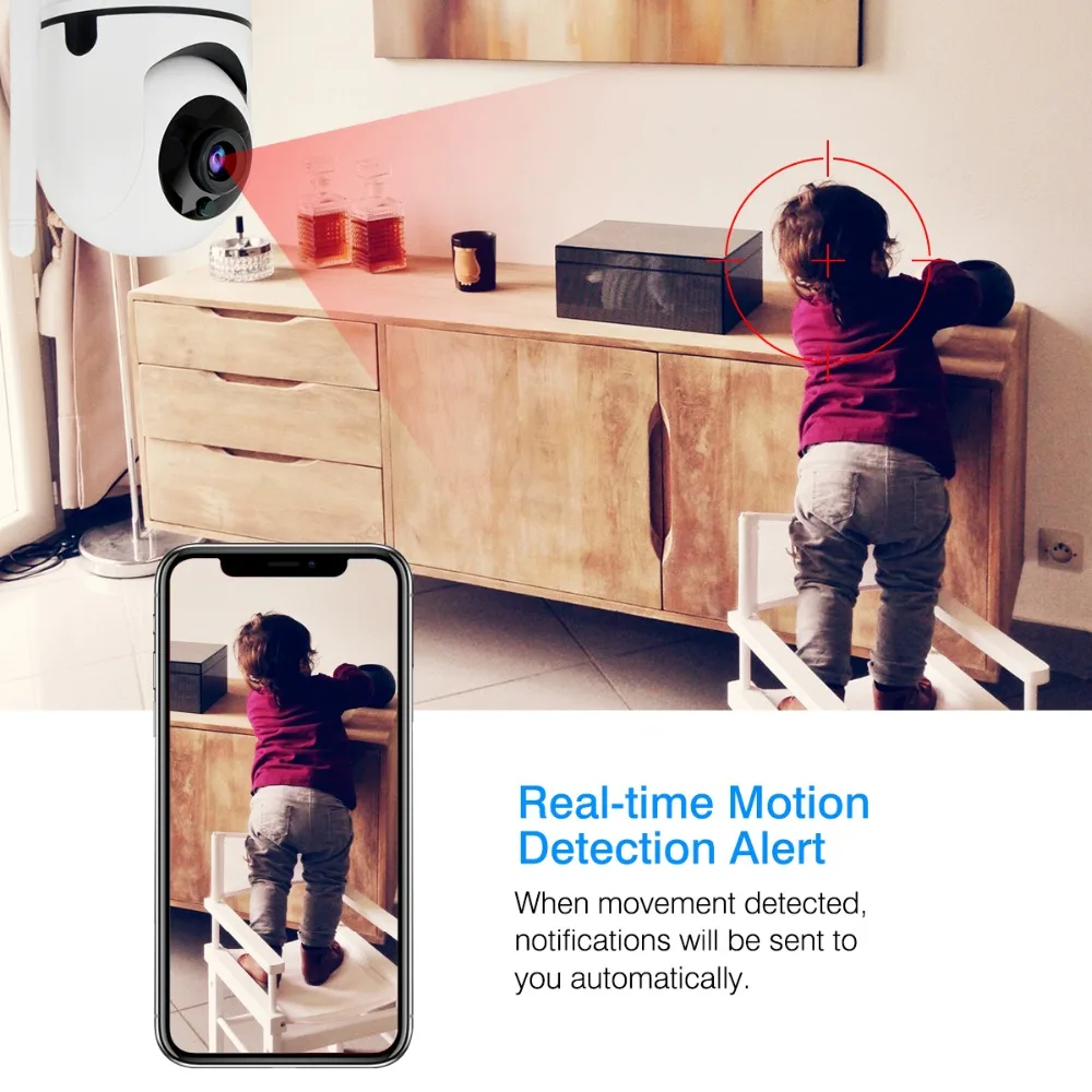 1080P IP Camera Wireless Home Security Remote Surveillance Wifi Night Vision CCTV Baby Monitor Android iOS|Камеры