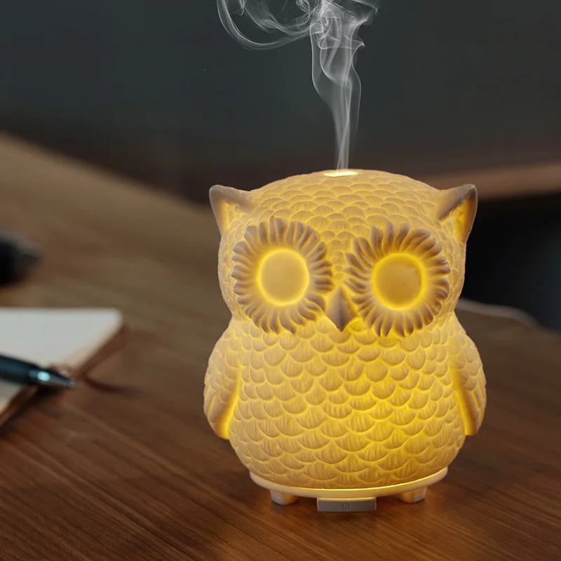 Небольшой удобный Керамика распылитель ароматических масел творческий Сова