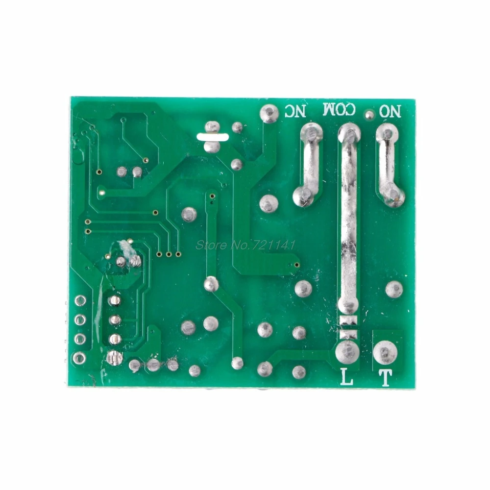 AC 220V 10A 1CH RF 433MHz беспроводной пульт дистанционного управления Модуль приемника+ передатчик Комплект для домашней электроники