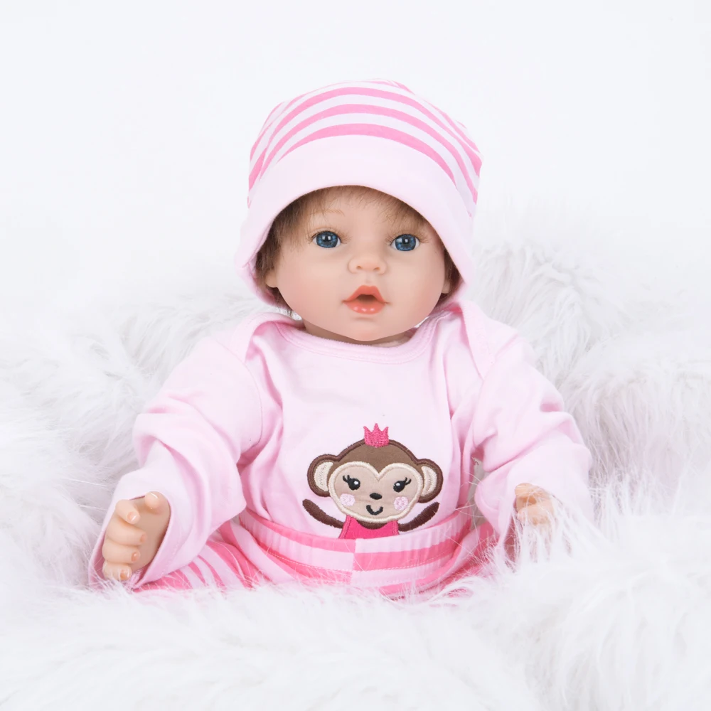 55 см тканевая кукла для новорожденных Реалистичная Детская Принцесса Bonecas Bebe Reborn