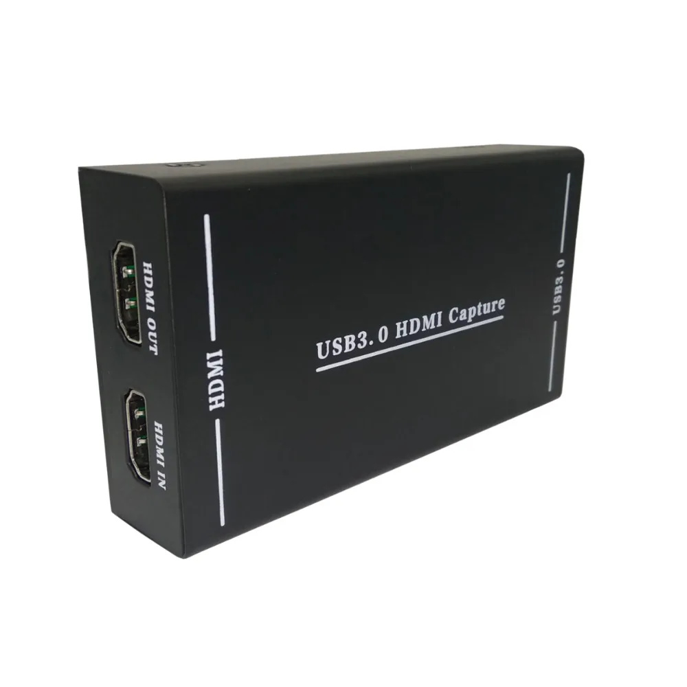 HDMI to USB3.0 capture with micphone 4K HD game card driverless installation KVM switch | Компьютеры и офис