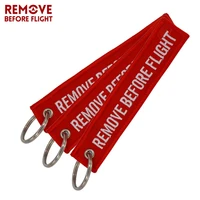 remove before flight key chain for motorcycles scooters and cars aviation keychain fashion 3 pcslot keychain men