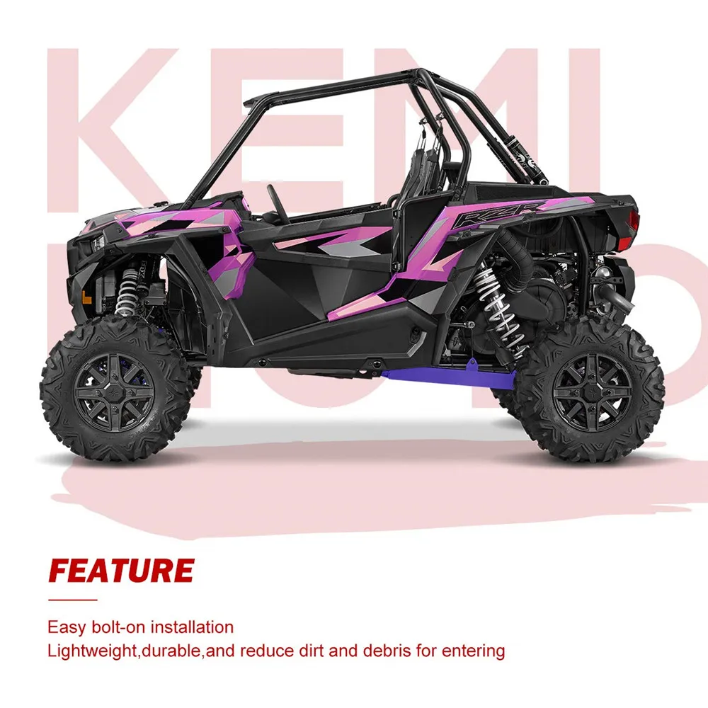 KEMiMOTO UTV Нижняя дверь панели вставки для Polaris RZR 900 XC S 1000 2015 2016 2017|polaris 900| |