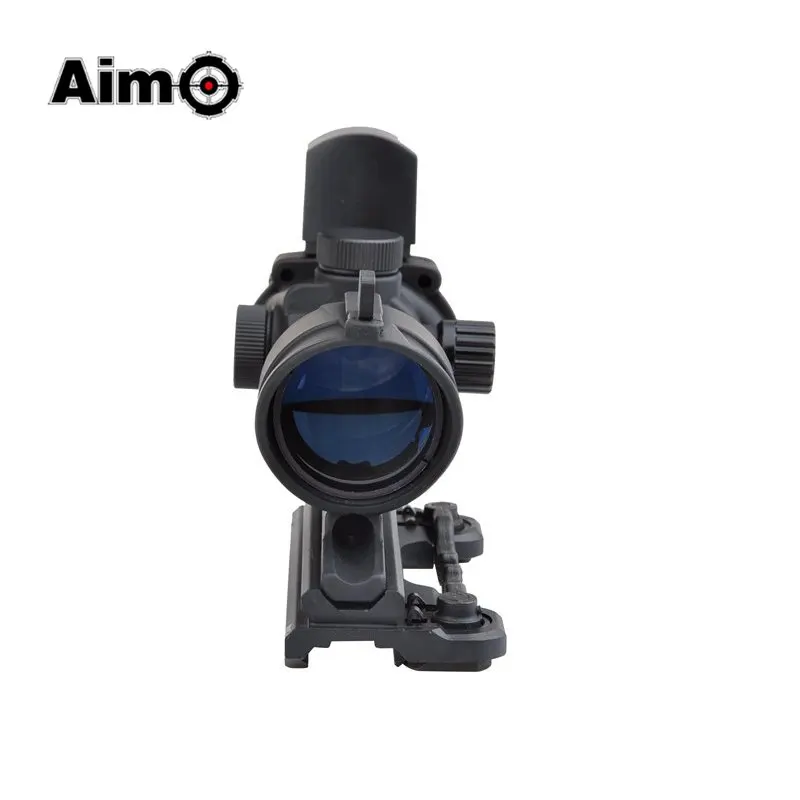 Прицел Aim O Trijicon Red Dot ACOG 4x32 оптический прицел для ружья красная/зеленая сетка с QD