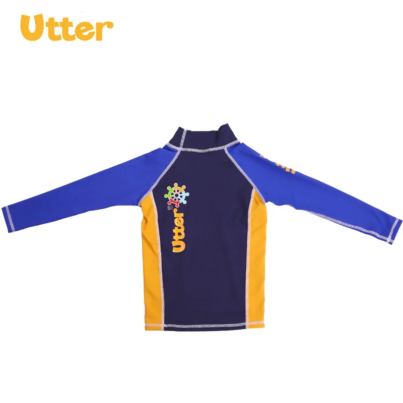Полное одежда для малышей футболка с длинными рукавами Защита от Солнца защиты