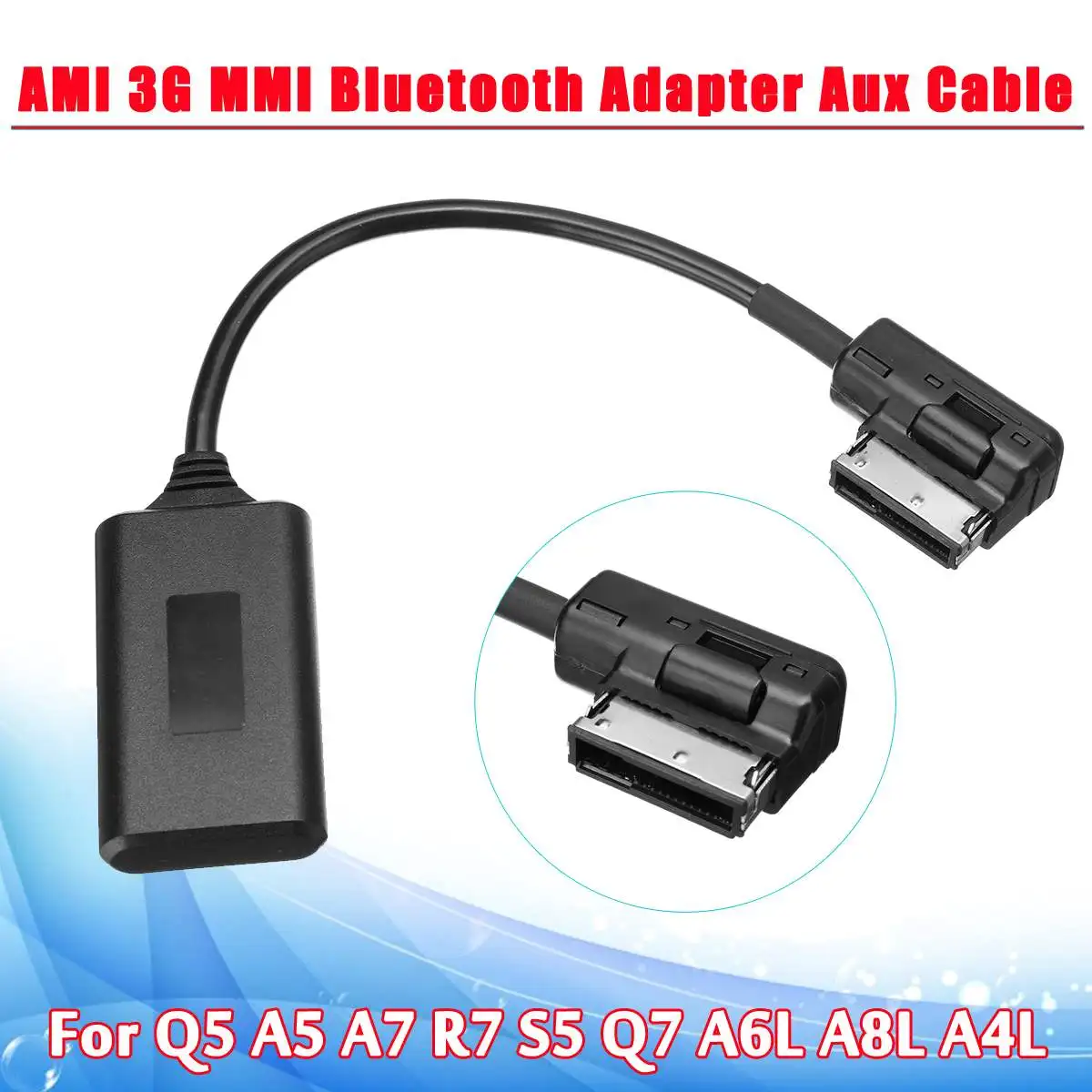 AMI MMI bluetooth ModuleAdapter Aux кабель беспроводной аудио вход Aux радио медиа интерфейс для Audi Q5 A5 A7 R7 S5 Q7 A6L A8L A4L
