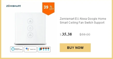 Zemismart RF занавес переключатель работает с Broadlink ЕС стандартный костюм для всего мира AC110-240 в домашней автоматизации