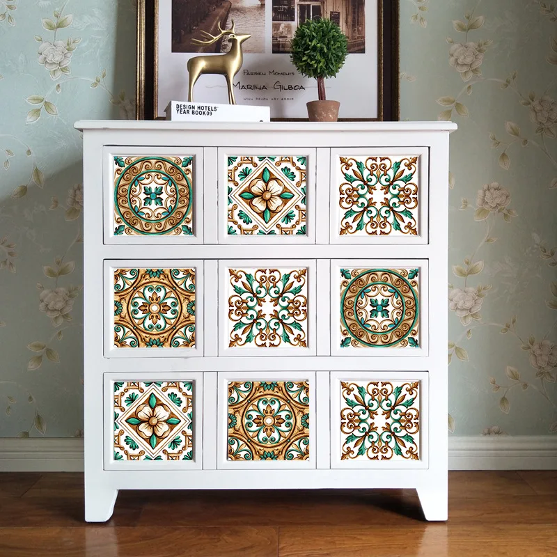 Испанские кухонные плиточные наклейки настенные в Королевском Стиле для