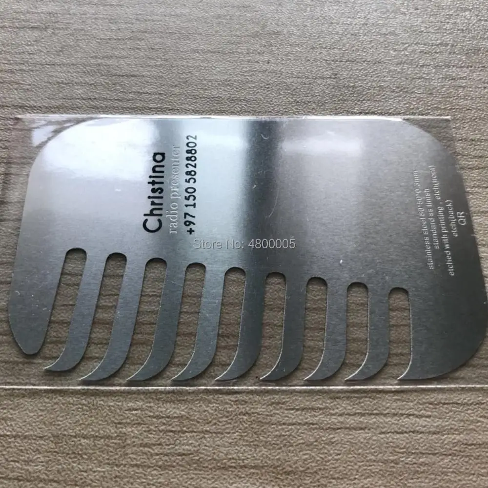 

Custom cheap metal business cards