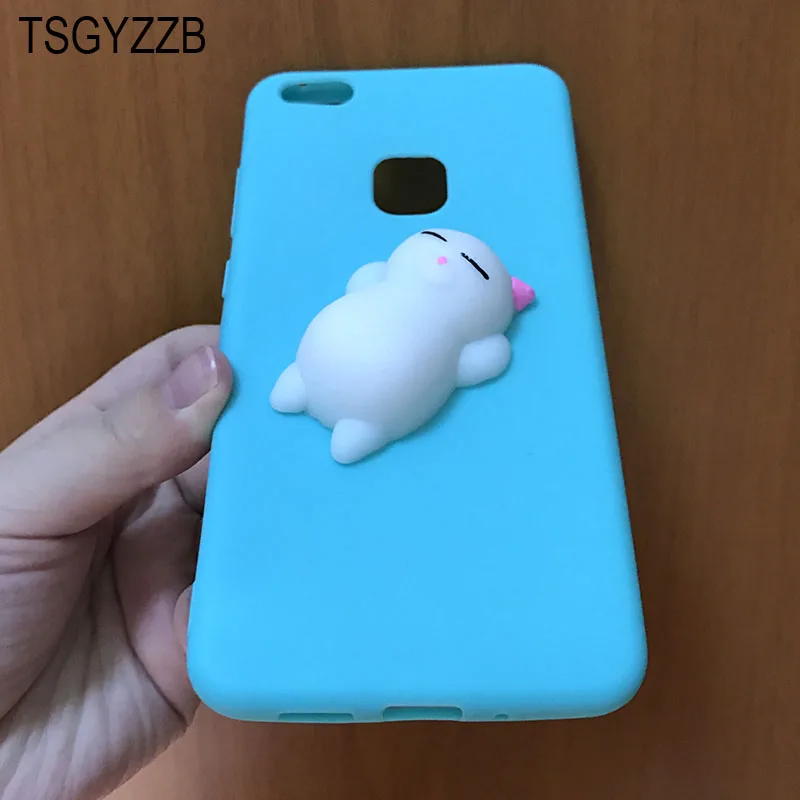 Чехол карамельного цвета из ТПУ для Huawei Honor 8 Lite P9/P8 2017 милый мягкий силиконовый 3D