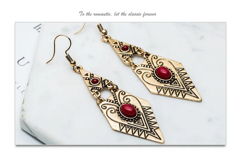 Винтажные треугольные геометрические серьги для женщин индийские Золотые Серебряные Акриловые Подвеска из металлического сплава бабочка драгоценные серьги-кисточки