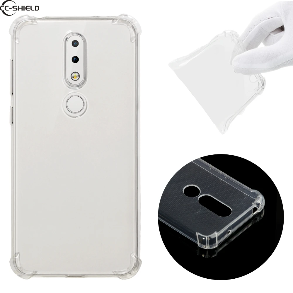 Soft Cover for Nokia 6.1 Plus Ultra thin Clear Transparent TPU Silicone Case X6 TA-1099 TA-1103 TA-1116 Phone |