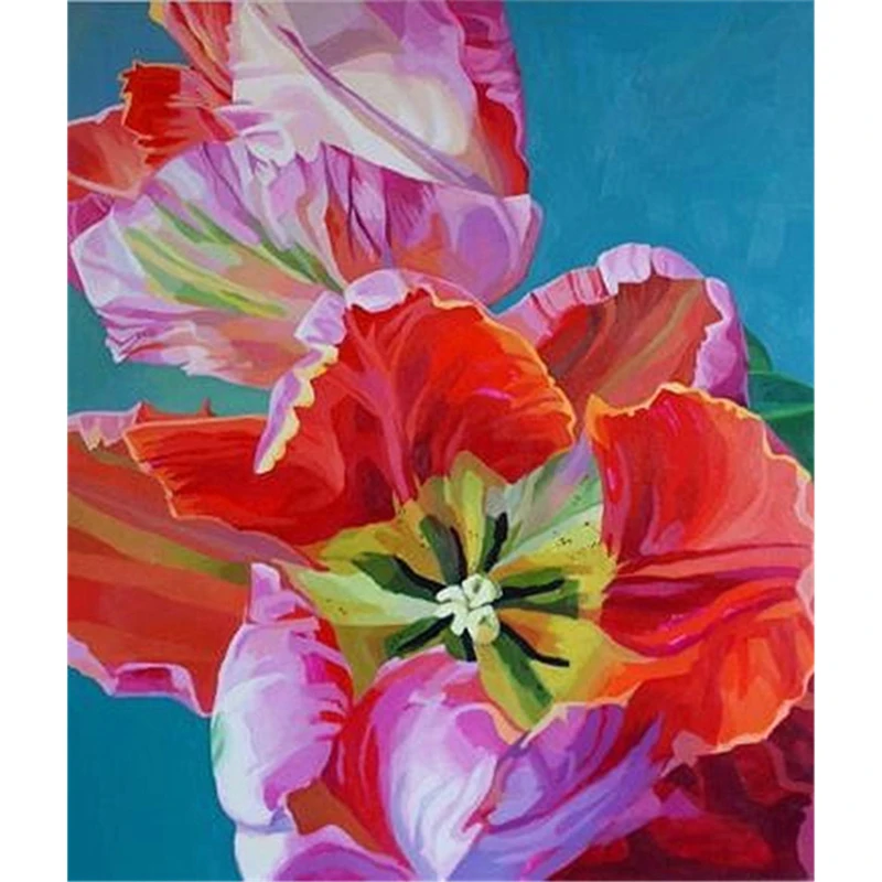 

Новое поступление вышивка крестиком красный цветок мака Diy Алмазная картина полная схема картины-мозаики Вышивка крестом горный хрусталь ...