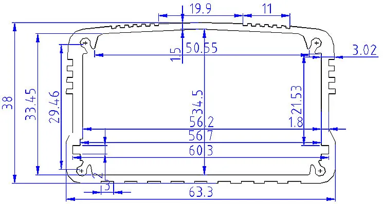 Алюминиевый корпус 64*38*100 мм сделай сам | Обустройство дома