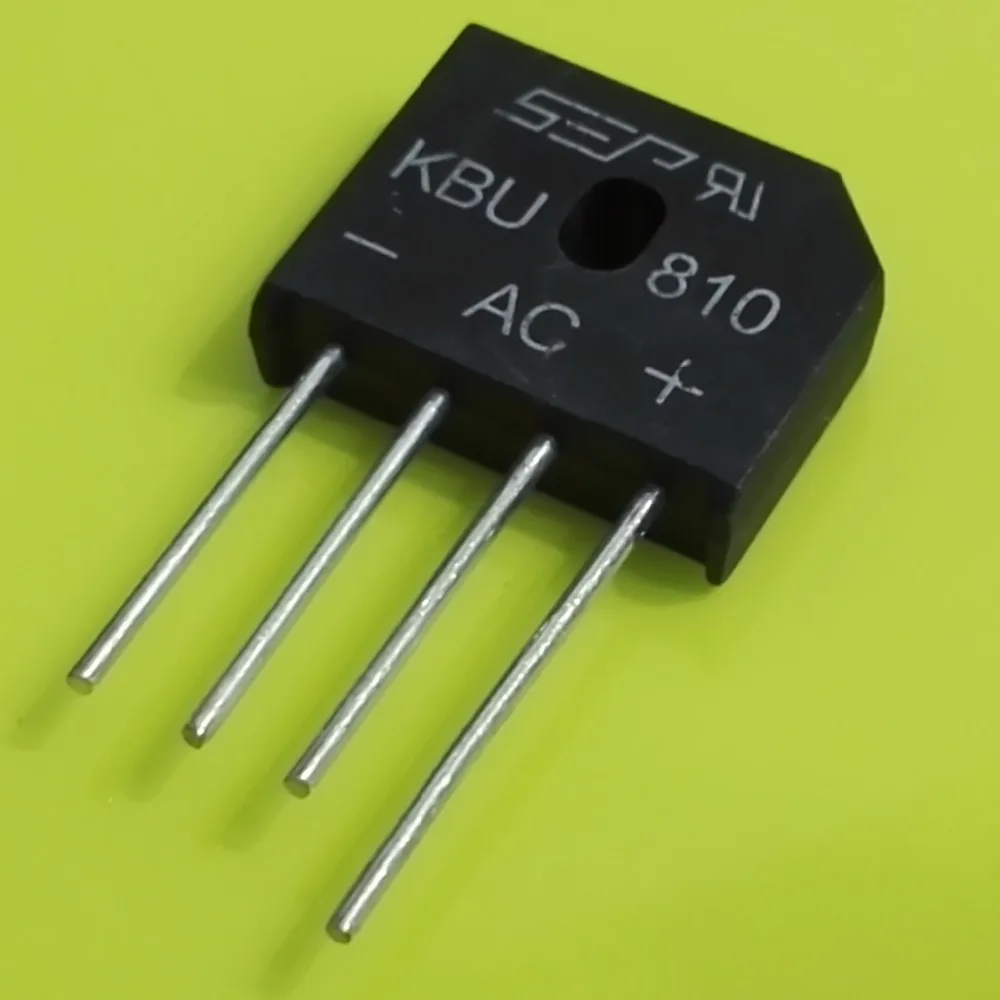 

New original authentic line KBU810 8A 1000V rectifier bridge heap four feet