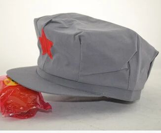 Серый Красная шляпа Tse-tong Mao шапки Весенние шапки - Цвет: Серый