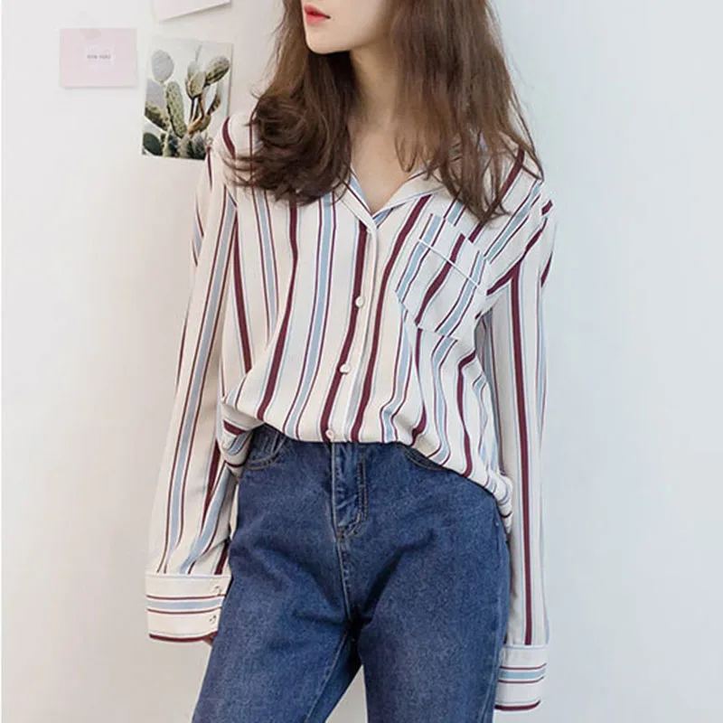 2018 Новый Дизайн Для женщин сезон: весна–лето Стиль шифон блузки рубашки леди