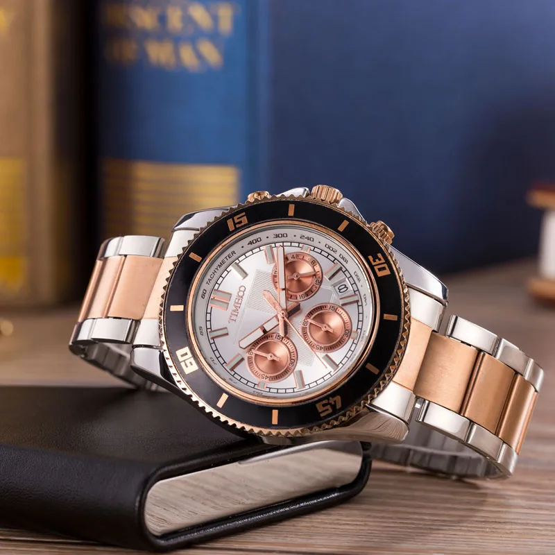 

TIME100 Men's Quartz Watch Business Stainless Steel Strap Analog Display Date Casual Watch Men WatchesTop Brand relogio masculi