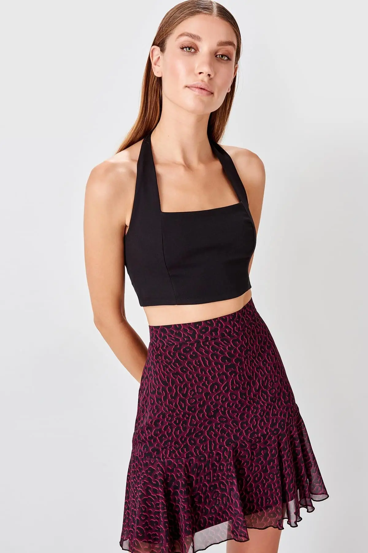 Trendyol черное базовое бюстье TWOSS19WX0088|Бюстье и корсеты| |