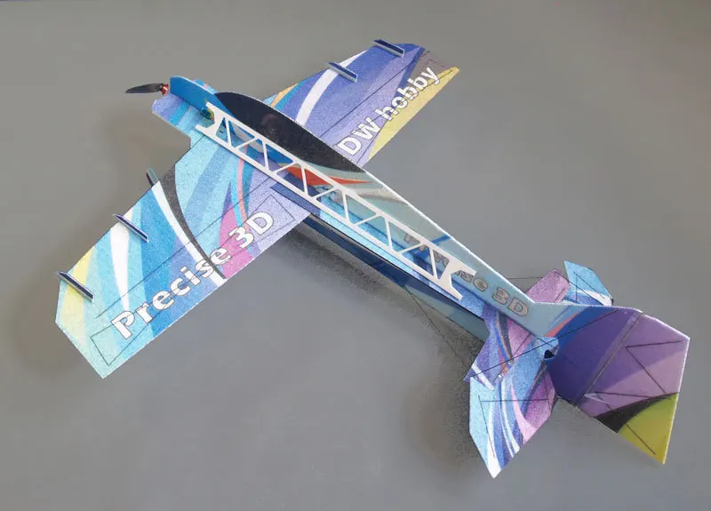 Радиоуправляемая модель самолета EPP 3D Точный размах крыльев в самолете 855 мм|model