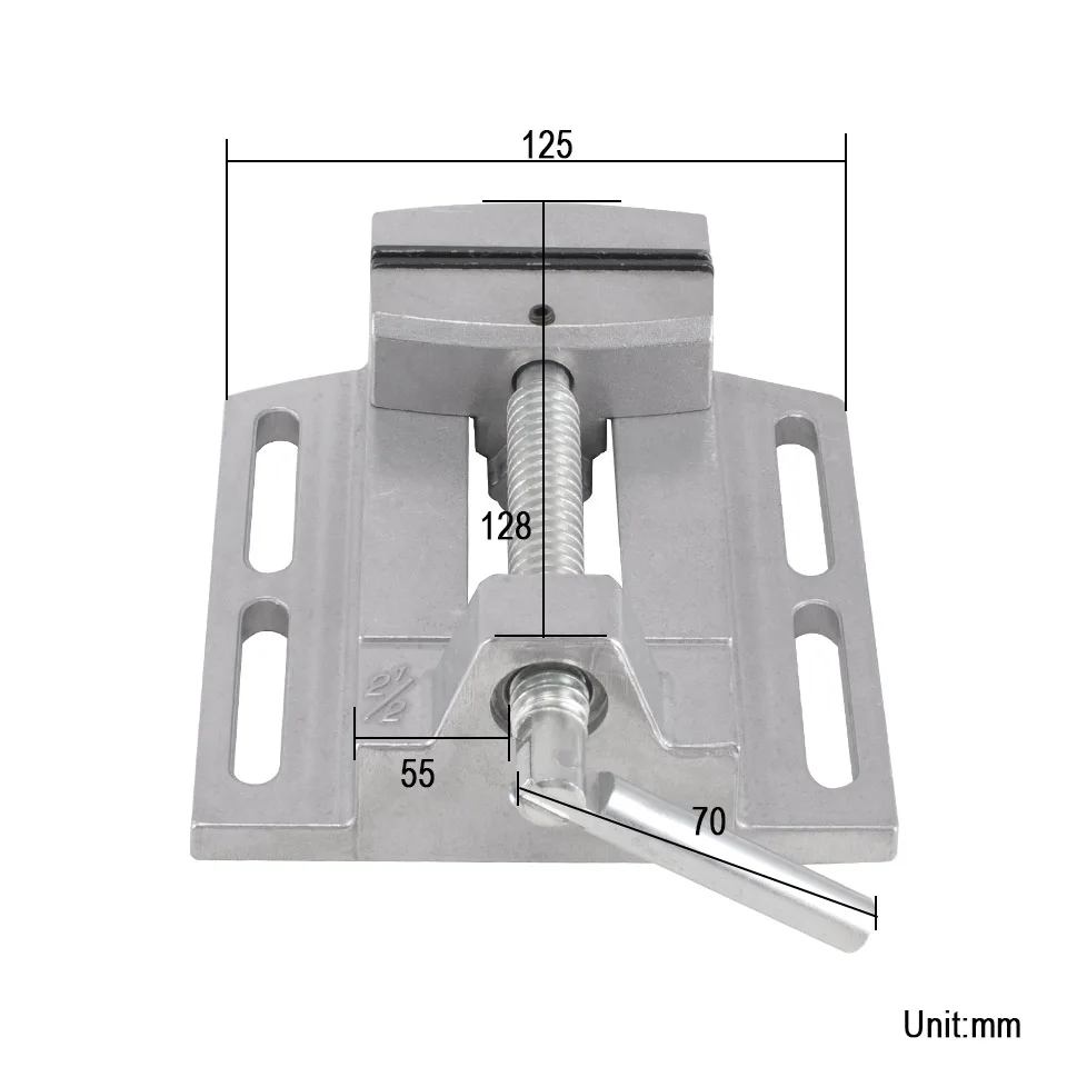 Bench Vise 2.5 Inch Aluminium Alloy Vice Table For Milling Drilling Woodworking Tools And Power |