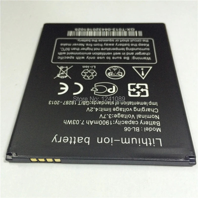 100% Оригинальная батарея THL BL-06 1900 мАч T6C оригинальное качество мобильный телефон с