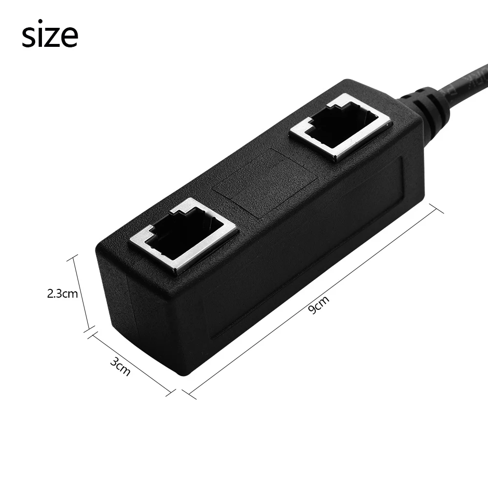 RJ45 1 Мужской до 2 Женский порты Ethernet сетевой разъем кабель сплиттер удлинитель адаптер Мужской к гнезду разъем для маршрутизаторов концентраторы