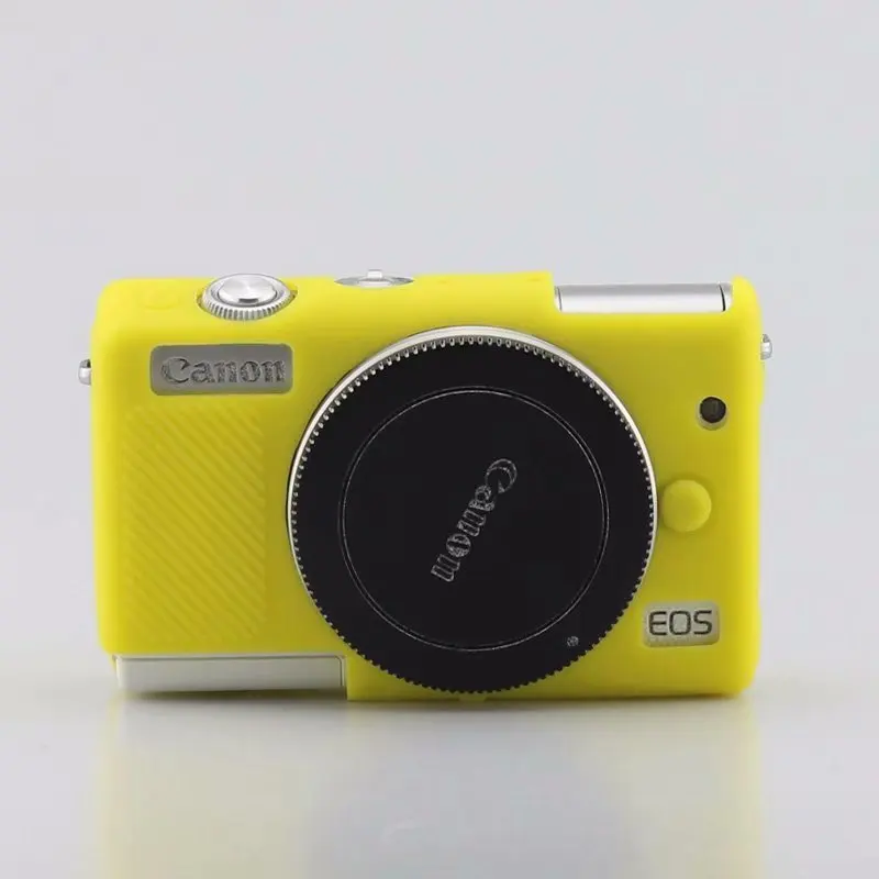 Силиконовая кожа брони чехол корпус протектор для Canon EOS R EOS RP EOSRP M100 M3 M6 M10 цифровая камера слинг сумка на плечо
