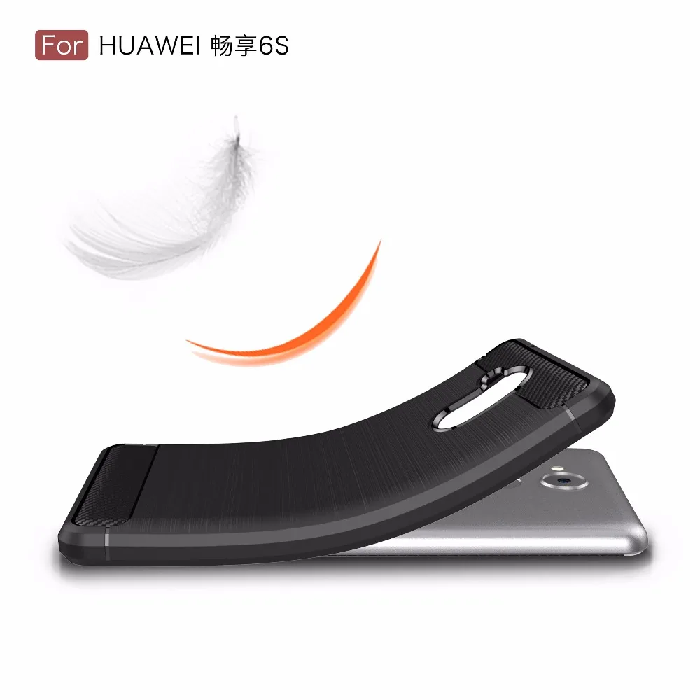 1 шт. углерода Волокно матовый Чехол для Huawei Honor enjoy 6 S Броня установлены задняя