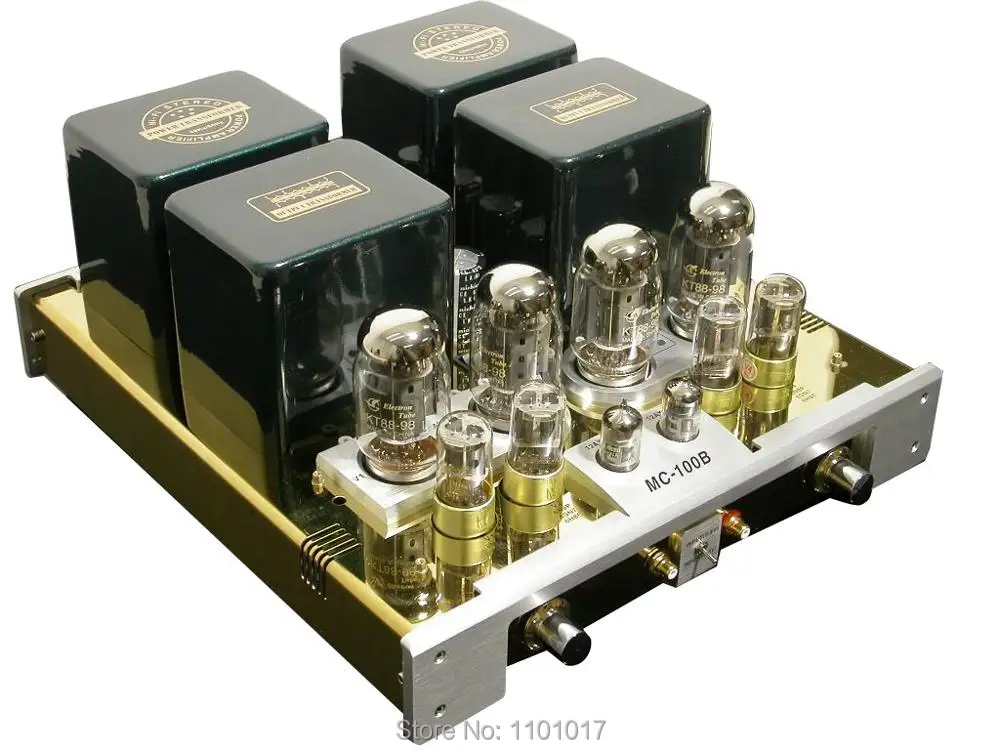 YaQin MC-100B KT88 Push-Pull ламповый усилитель HIFI EXQUIS 6SN7 12ax7 ламповый усилитель MS100B