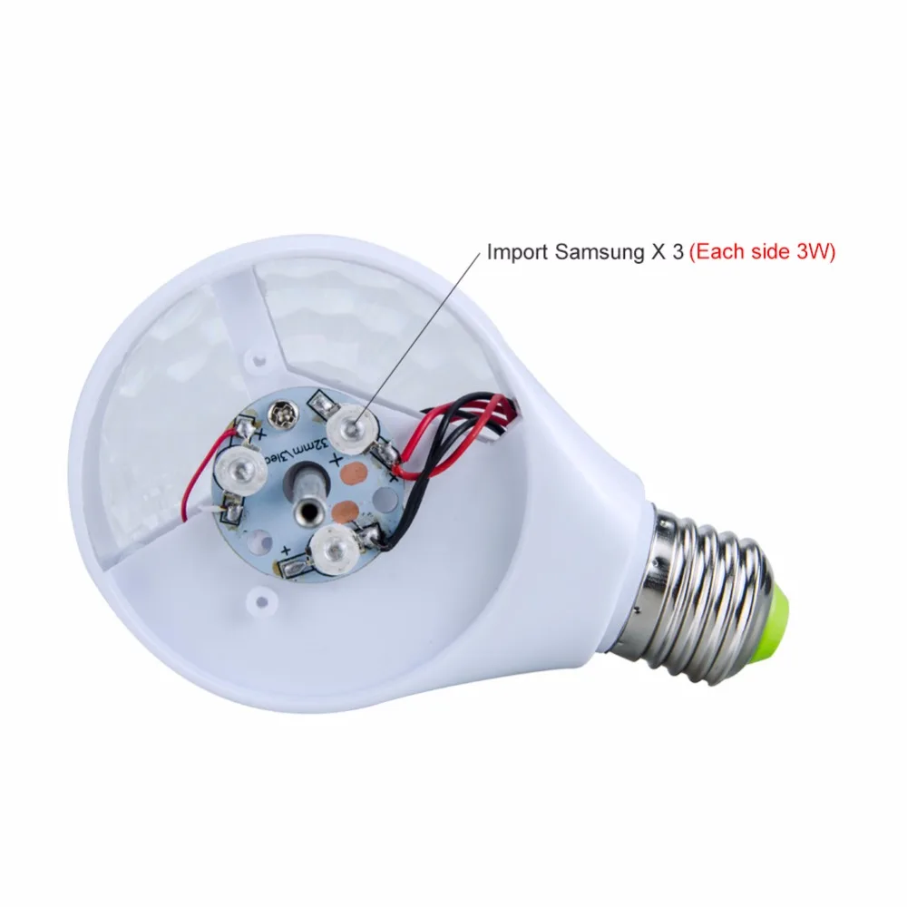 Светодиодные лампы AmmToo E27 сценический эффект 6 Вт AC85 265V RGB|lamp for|e27 lede27 led bulb |