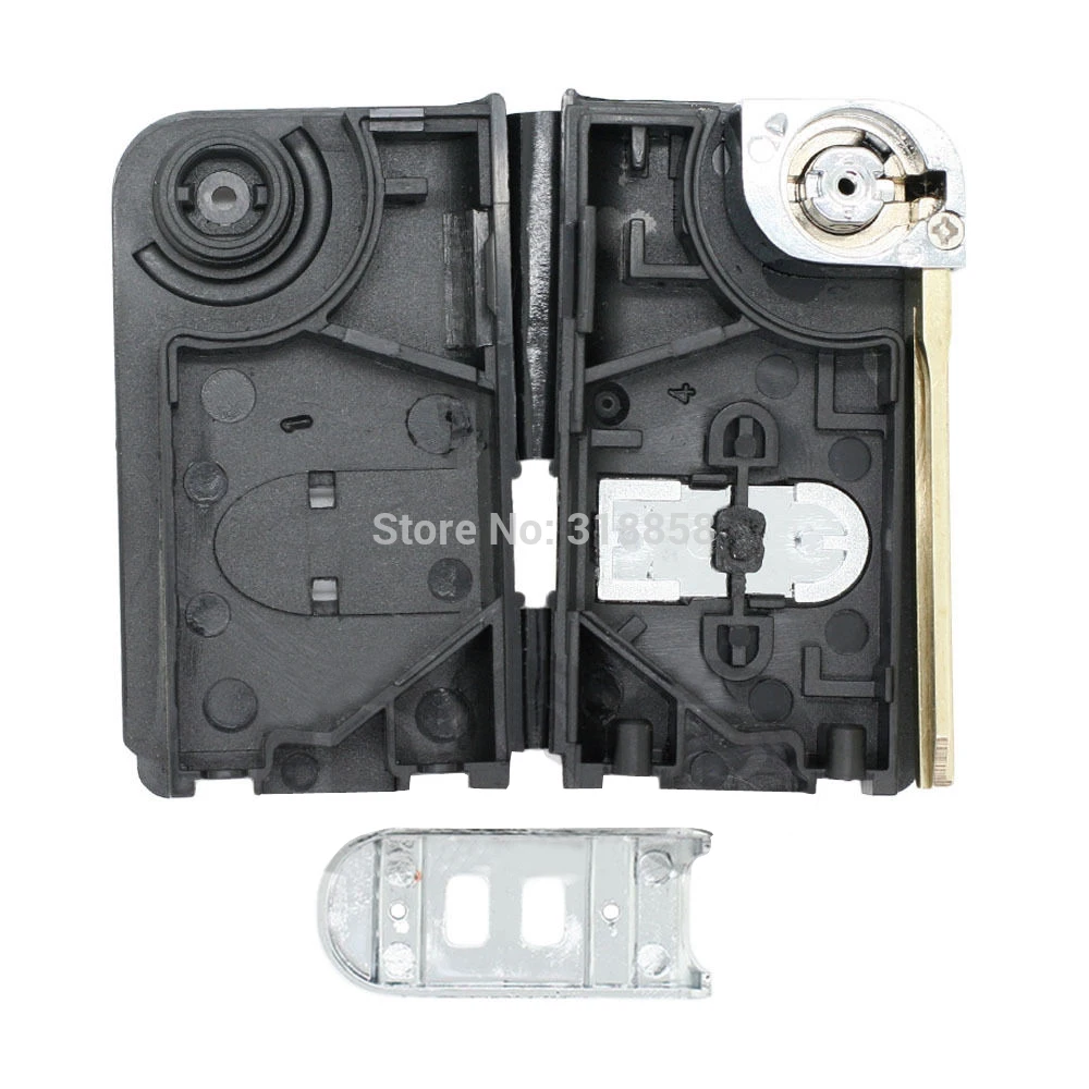 KEYECU запасная Складная откидная оболочка ключа дистанционного управления для TOYOTA