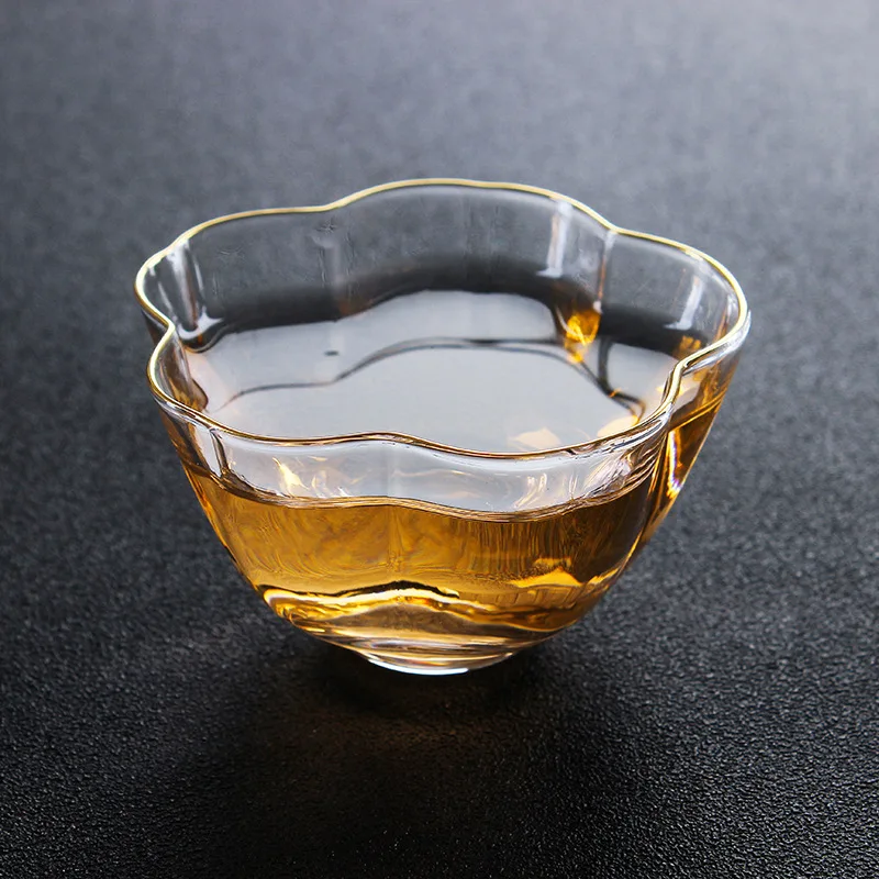 2 шт. стеклянные чайные чашки ручной работы простые кунг-фу утренний чай кофе