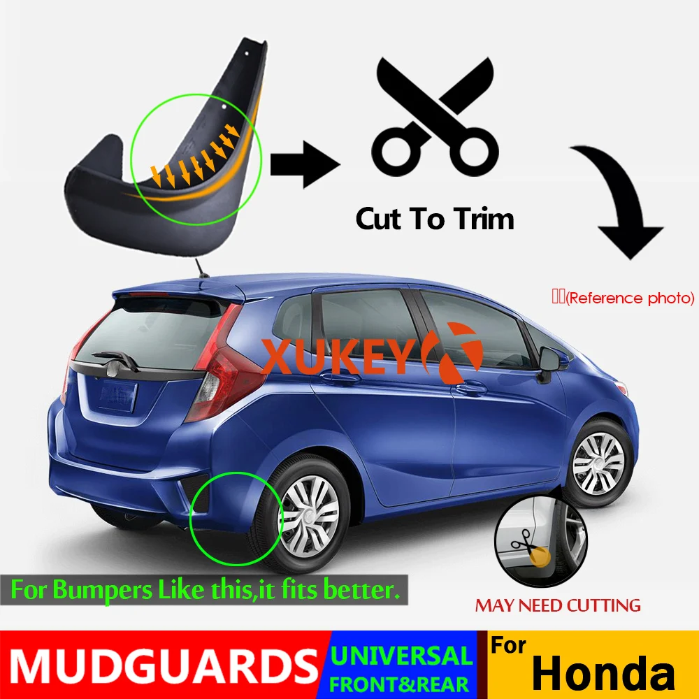 Брызговики передние и задние для Honda Brio City Fit Jazz Freed Beat Accord HR V N One Capa Logo