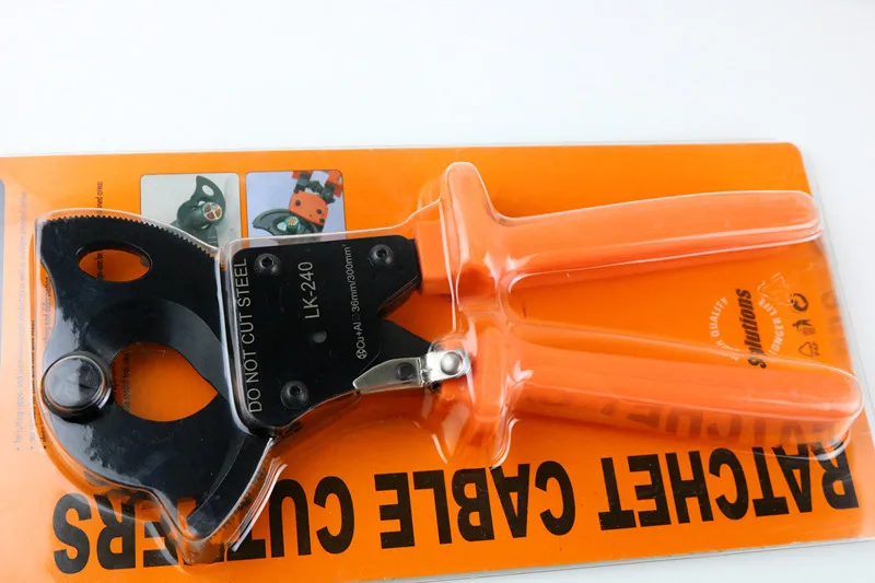 

Ratcheting ratchet cable cutter LK-240 240mm2 Max Germany design Wire Cutter Plier, Hand Tool, not for cutting steel wire