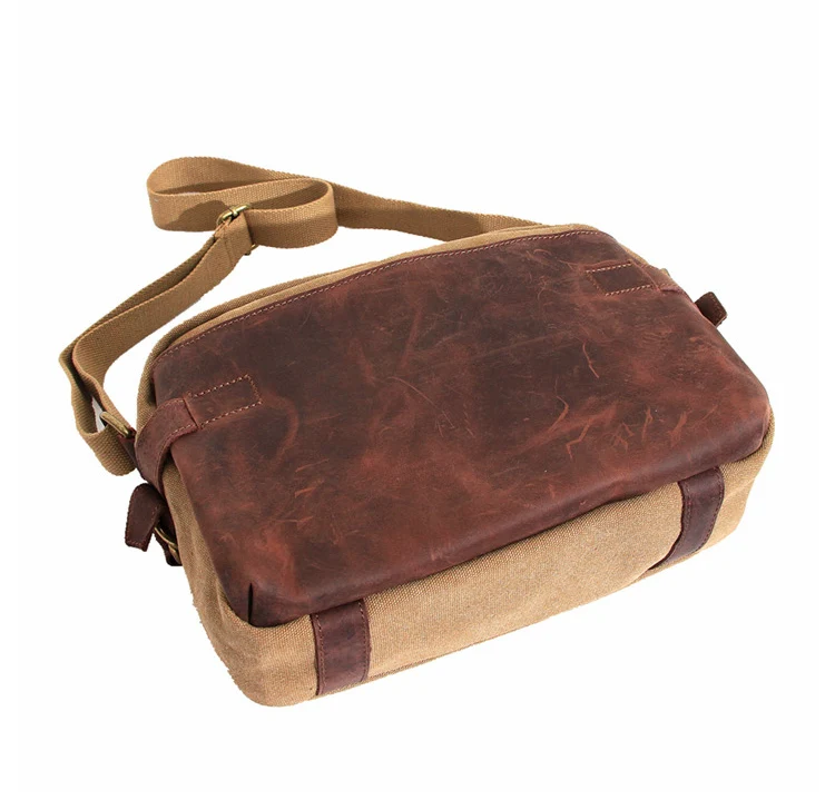 2019 Бесплатная доставка мужские повседневные сумки через плечо из воловьей кожи